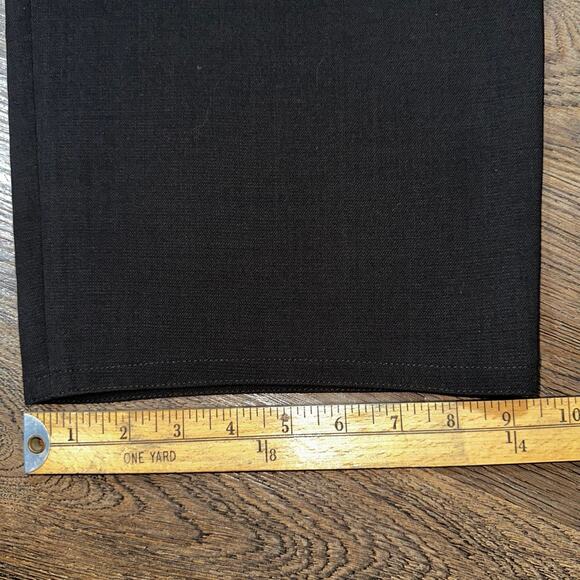*SOLD*Ladies DUSAN Wool Trousers Pants Pull On Elastic Italy XL Dark - Picture 9 of 10